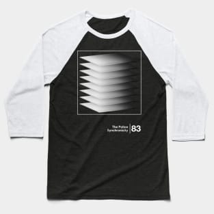 Synchronicity / Minimalist Graphic Artwork Design Baseball T-Shirt